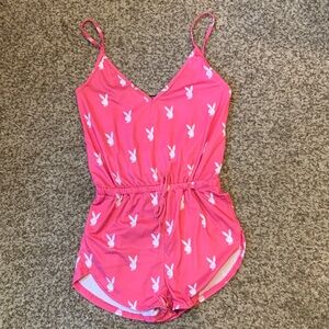 PLAYBOY Vibrant Pink Romper